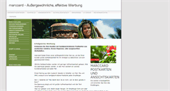 Desktop Screenshot of marccard.de